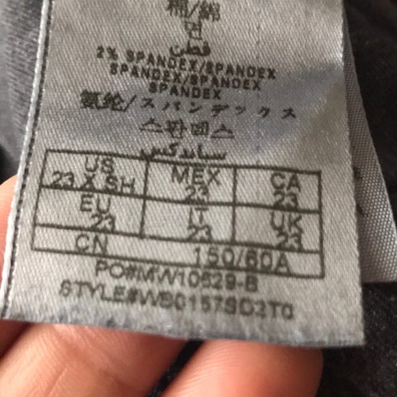 Guess Boot Cut Dark Jeans, Size 23 - Picture 3 of 3